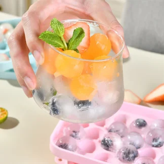 Silicone ice cube tray WizLuxeHome 25-grid